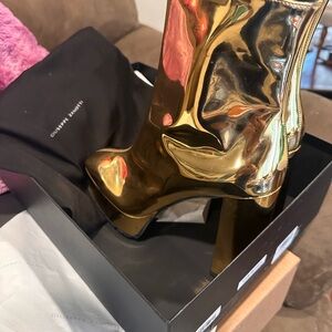 Giuseppe Zanotti Gold Metallic Boots